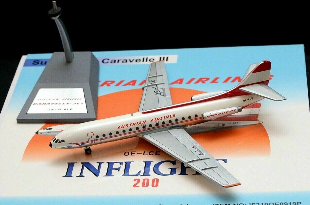 INFLIGHT 200 SUD SE-210 CARAVELLE VI-R AUSTRIAN AIRLINES REG: OE-LCE