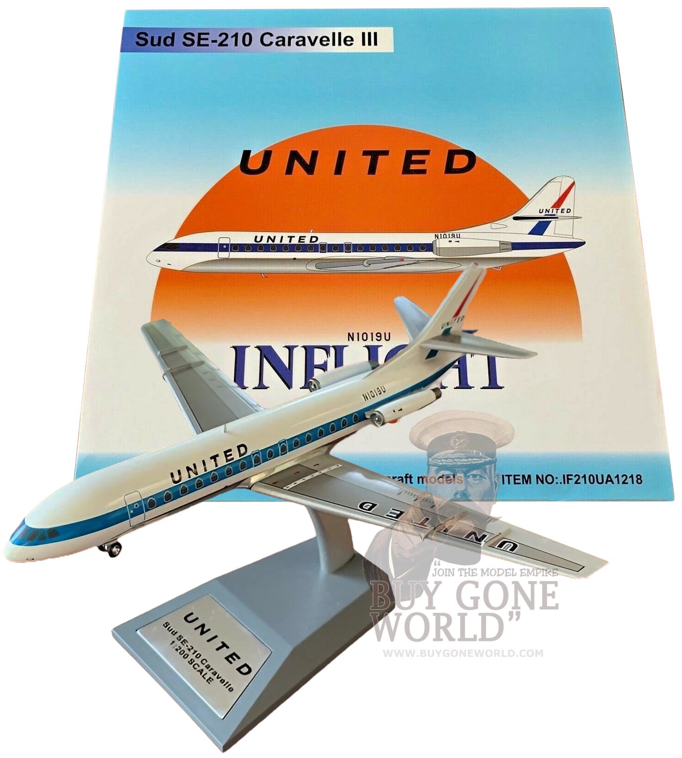 INFLIGHT 200 SE-210 UNITED AIRLINES VI-R REG: N1019U