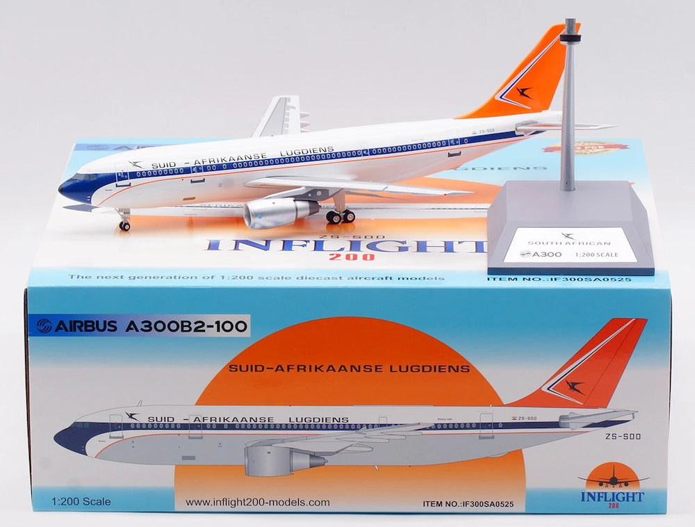 INFLIGHT 200 A300-B2K-3C SOUTH AFRICAN AIRWAYS (SAA) REG: ZS-SDD