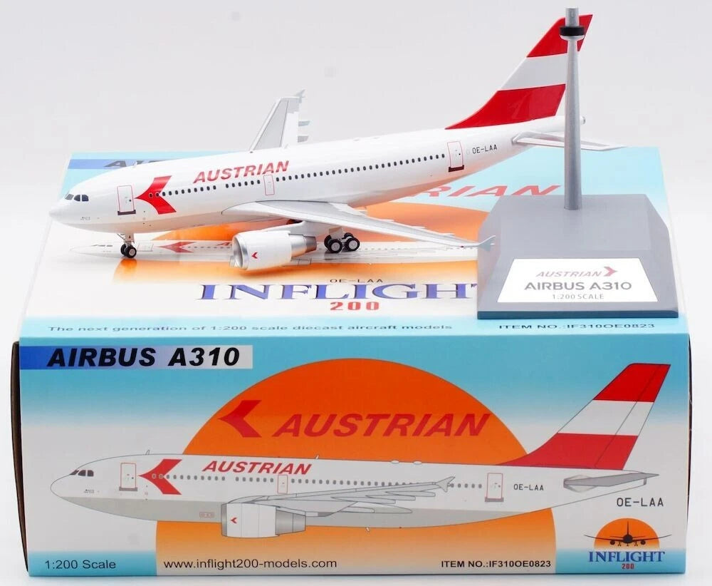 INFLIGHT 200 A310-324ET AUSTRIAN AIRLINES REG: OE-LAA