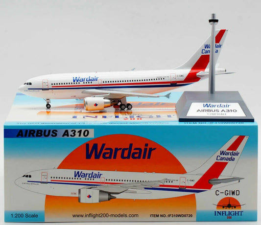 INFLIGHT 200 A310-304 WARDAIR CANADA REG: C-GIWD