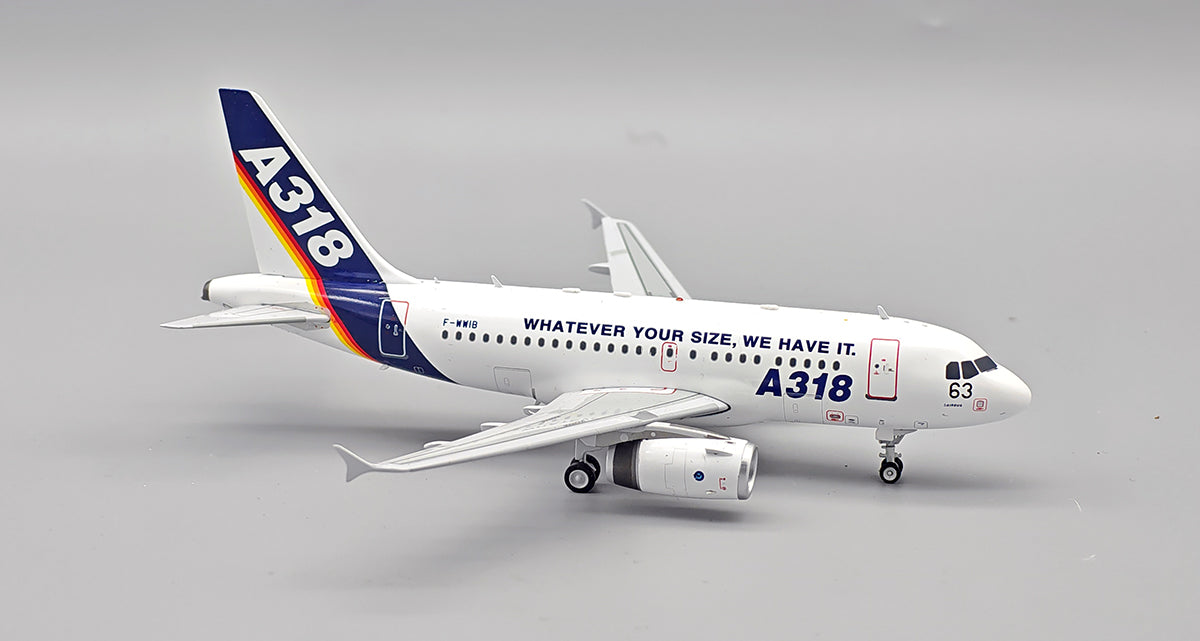 INFLIGHT 200 A318-122 HOUSE COLOURS "WHATEVER YOUR SIZE WE HAVE IT" REG: F-WWIB