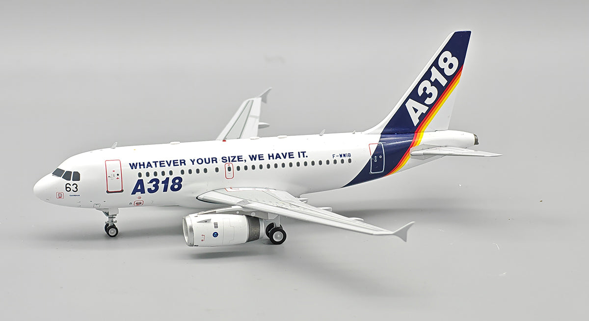 INFLIGHT 200 A318-122 HOUSE COLOURS "WHATEVER YOUR SIZE WE HAVE IT" REG: F-WWIB