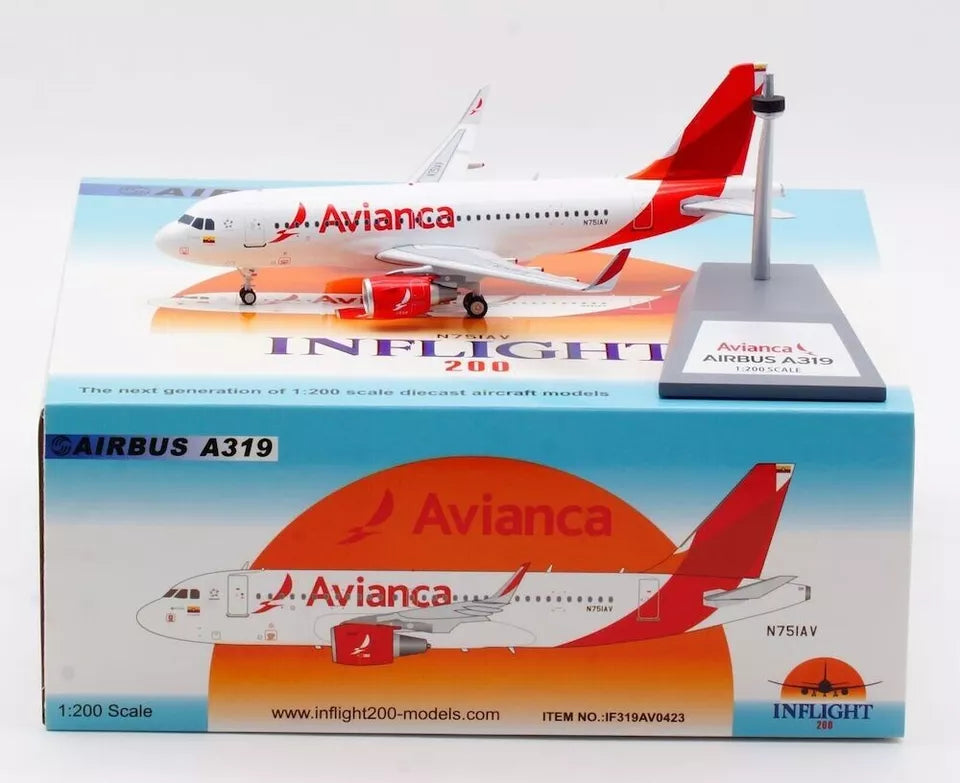 INFLIGHT 200 A319-115 AVIANCA REG: N751AV