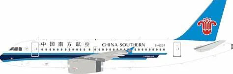INFLIGHT 200 CHINA SOUTHERN AIRLINES A319-132 REG: B-6207