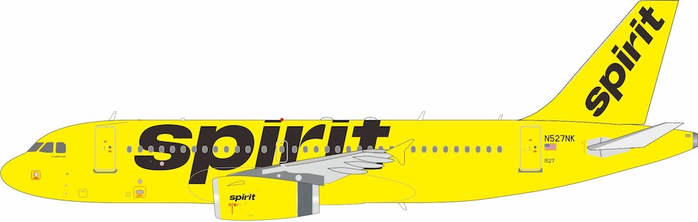 INFLIGHT 200 A319-132 SPIRIT AIRLINES REG: N527NK