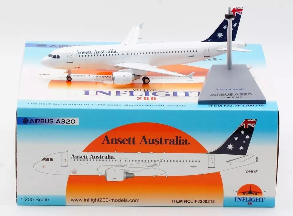 INFLIGHT 200  A320-211 AUSTRALIA AIRLINES REG: VH-HYF