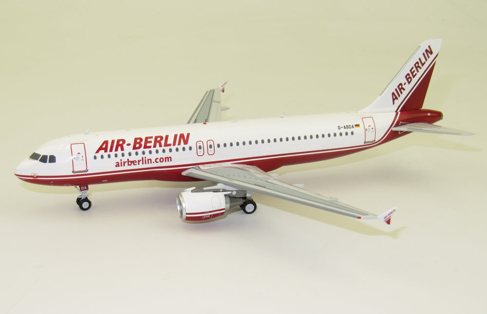 INFLIGHT 200 AIR BERLIN A320 REG:D-ABDA WITH STAND