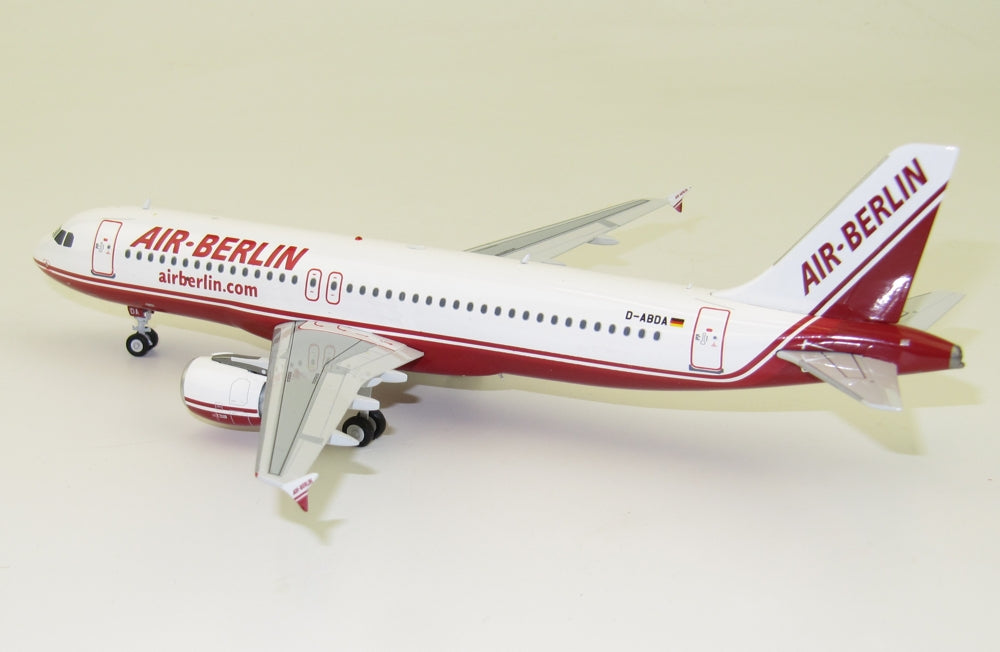 INFLIGHT 200 AIR BERLIN A320 REG:D-ABDA WITH STAND