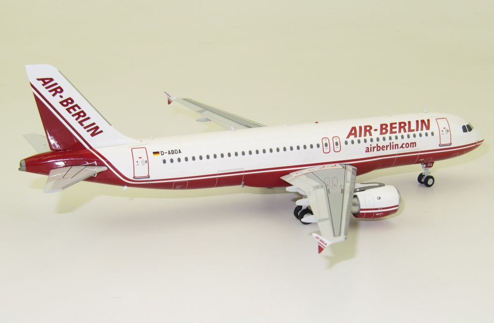 INFLIGHT 200 AIR BERLIN A320 REG:D-ABDA WITH STAND