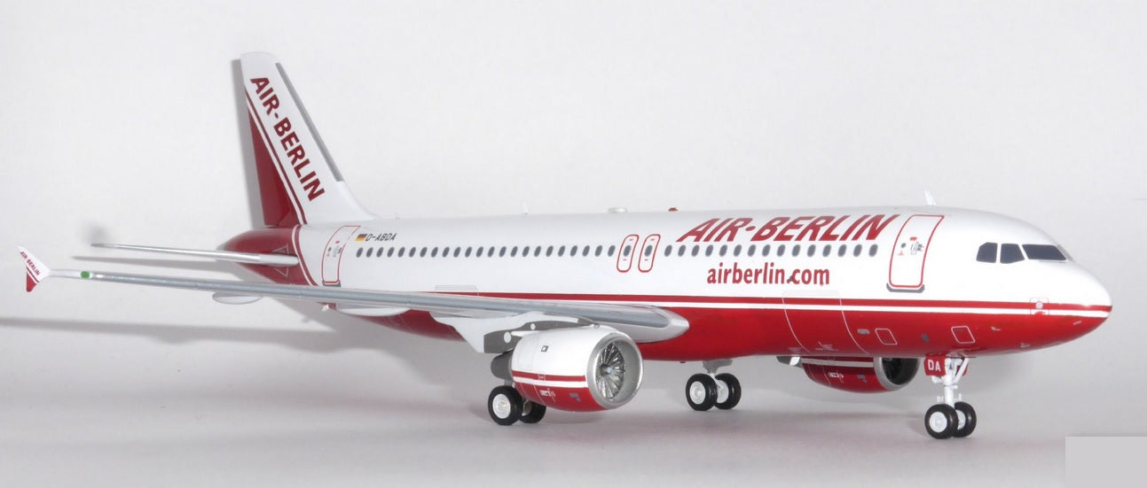 INFLIGHT 200 AIR BERLIN A320 REG:D-ABDA WITH STAND