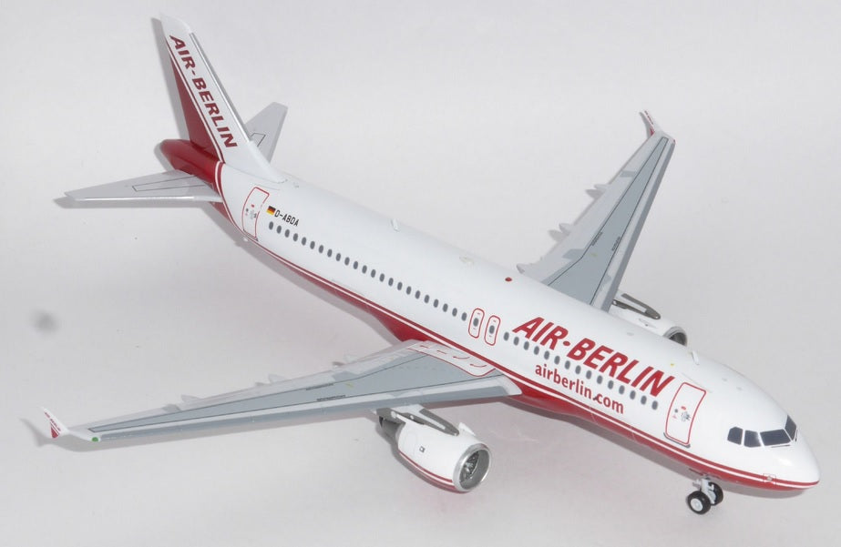 INFLIGHT 200 AIR BERLIN A320 REG:D-ABDA WITH STAND