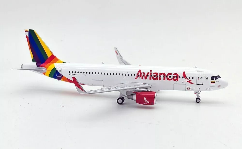 INFLIGHT 200 A320 AVIANCA RAINBOW REG: N724AV
