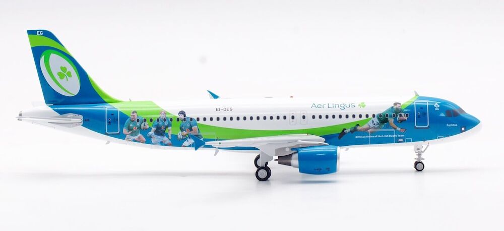 INFLIGHT 200 A320-214 AER LINGUS "IRISH RUGBY TEAM" REG: EI-DEG