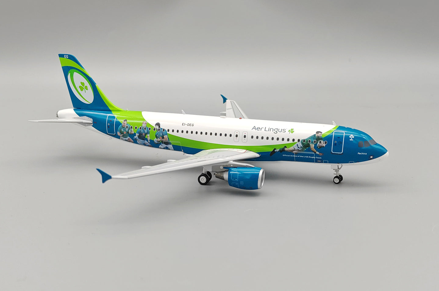 INFLIGHT 200 A320-214 AER LINGUS "IRISH RUGBY TEAM" REG: EI-DEG