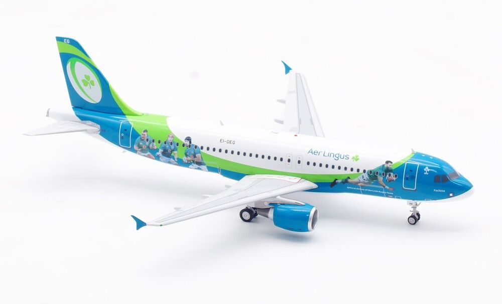 INFLIGHT 200 A320-214 AER LINGUS "IRISH RUGBY TEAM" REG: EI-DEG