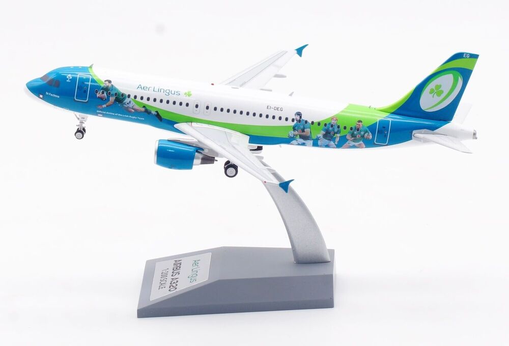 INFLIGHT 200 A320-214 AER LINGUS "IRISH RUGBY TEAM" REG: EI-DEG