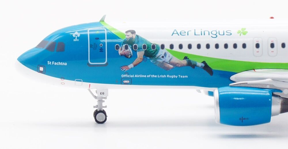 INFLIGHT 200 A320-214 AER LINGUS "IRISH RUGBY TEAM" REG: EI-DEG