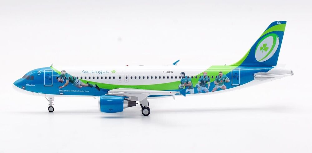 INFLIGHT 200 A320-214 AER LINGUS "IRISH RUGBY TEAM" REG: EI-DEG