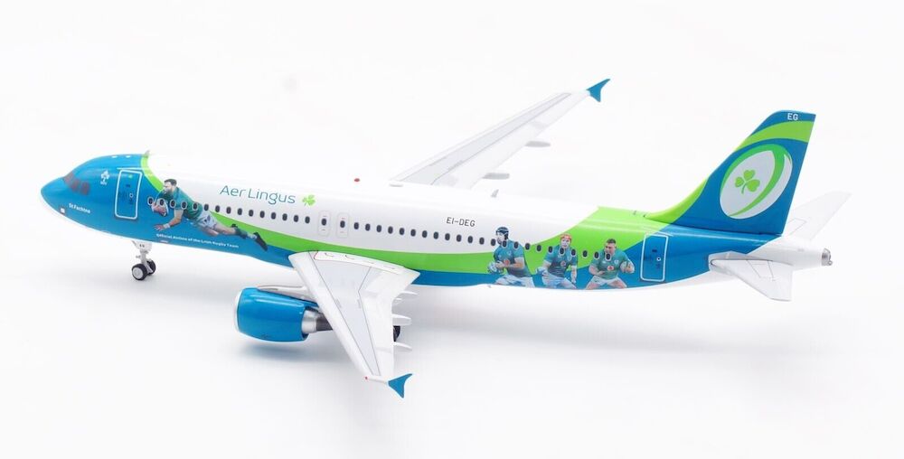 INFLIGHT 200 A320-214 AER LINGUS "IRISH RUGBY TEAM" REG: EI-DEG