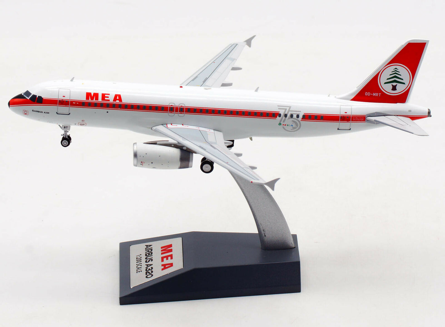 INFLIGHT 200 A320 MIDDLE EAST AIRLINES (MEA) "75TH ANNIVERSARY SCHEME" REG: OD-MRT