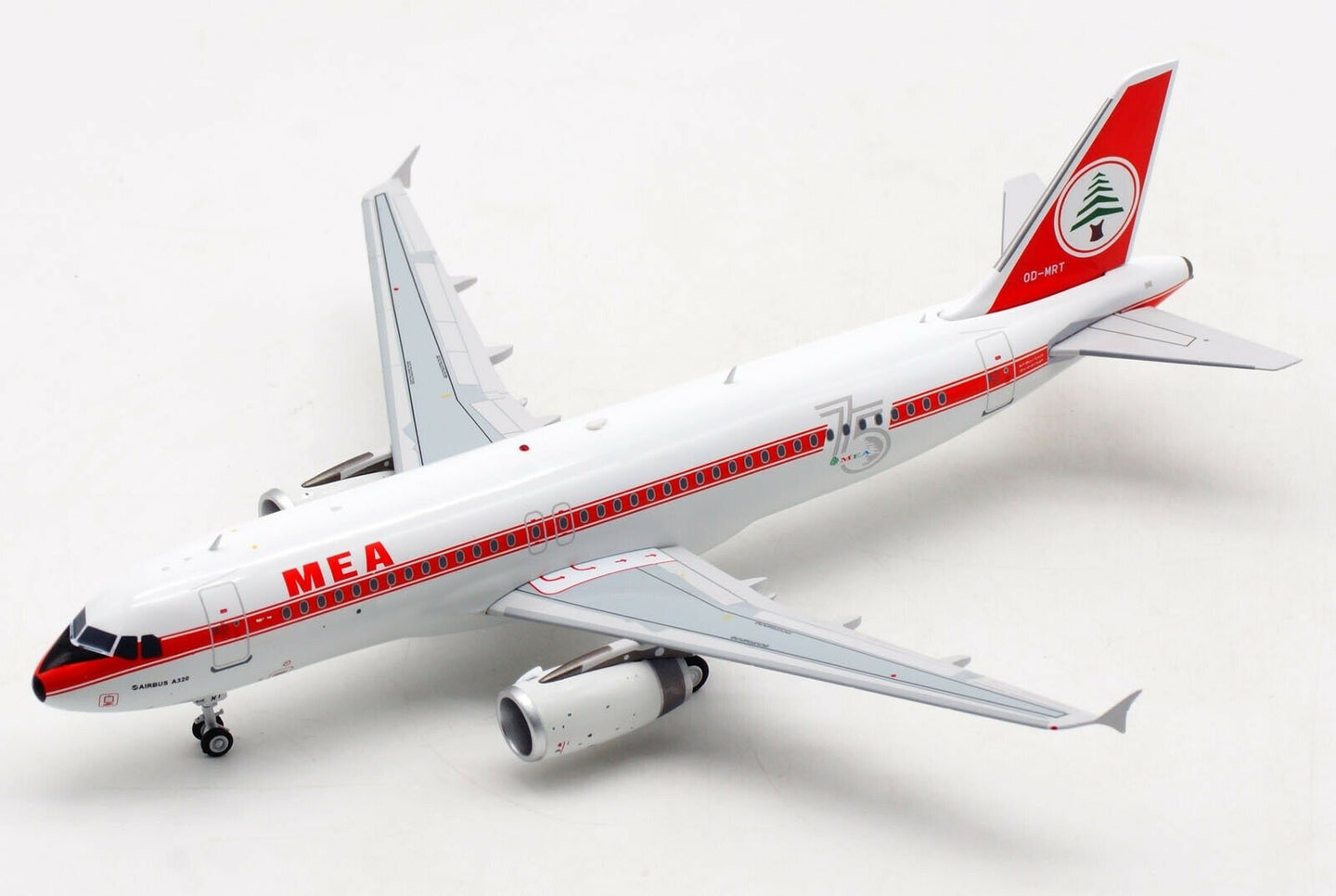 INFLIGHT 200 A320 MIDDLE EAST AIRLINES (MEA) "75TH ANNIVERSARY SCHEME" REG: OD-MRT