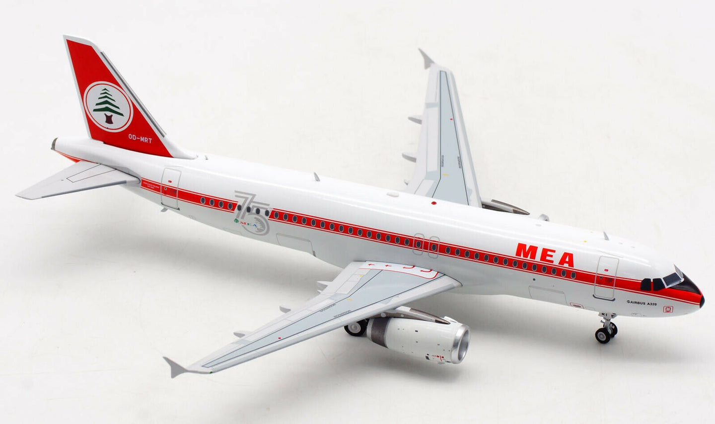 INFLIGHT 200 A320 MIDDLE EAST AIRLINES (MEA) "75TH ANNIVERSARY SCHEME" REG: OD-MRT