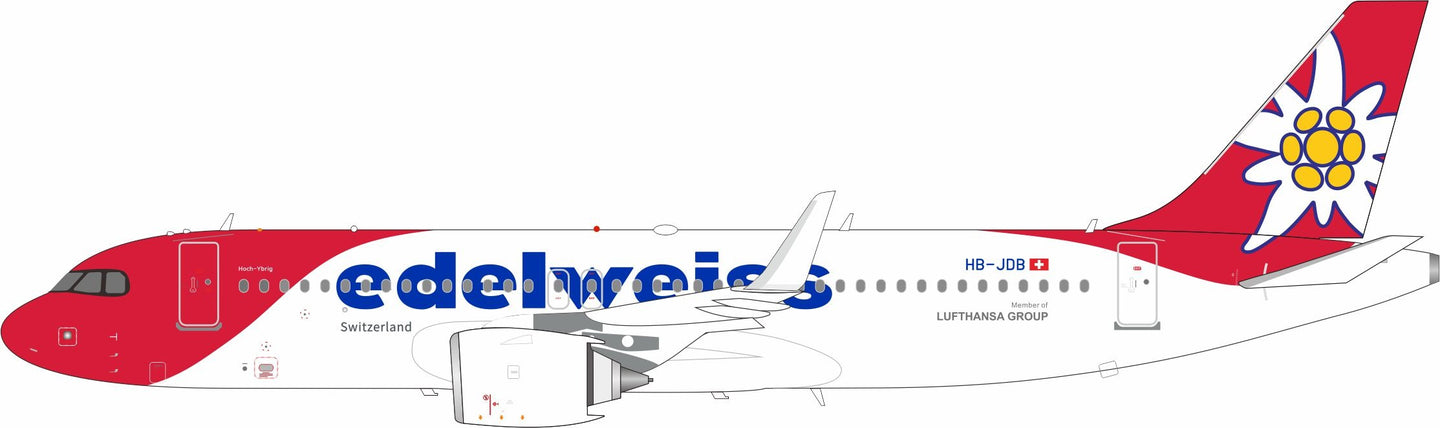 INFLIGHT 200 A320-271N EDELWEISS AIR REG: HB-JDB