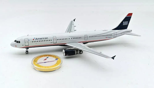 INFLIGHT 200 A321-231 AMERICAN AIRLINES REG: N578US AND COLLECTORS COIN