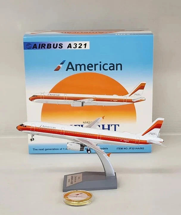 INFLIGHT 200 A321-231 AMERICAN AIRLINES REG: N582UW AND COLLECTORS COIN