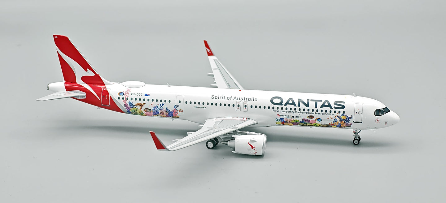 INFLIGHT 200 A321NXLR QANTAS "GREAT BARRIER REEF" REG: VH-OGG
