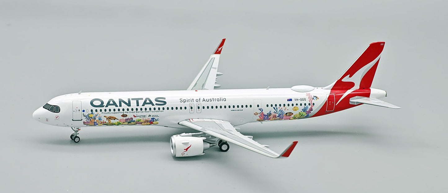 INFLIGHT 200 A321NXLR QANTAS "GREAT BARRIER REEF" REG: VH-OGG