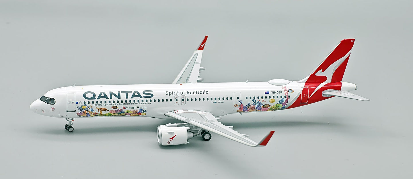 INFLIGHT 200 A321NXLR QANTAS "GREAT BARRIER REEF" REG: VH-OGG