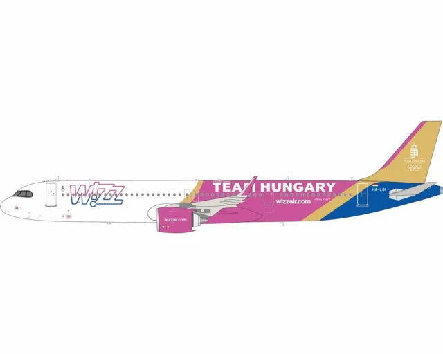INFLIGHT 200 A321-271NX WIZZ AIR "TEAM HUNGARY" REG: HA-LGI