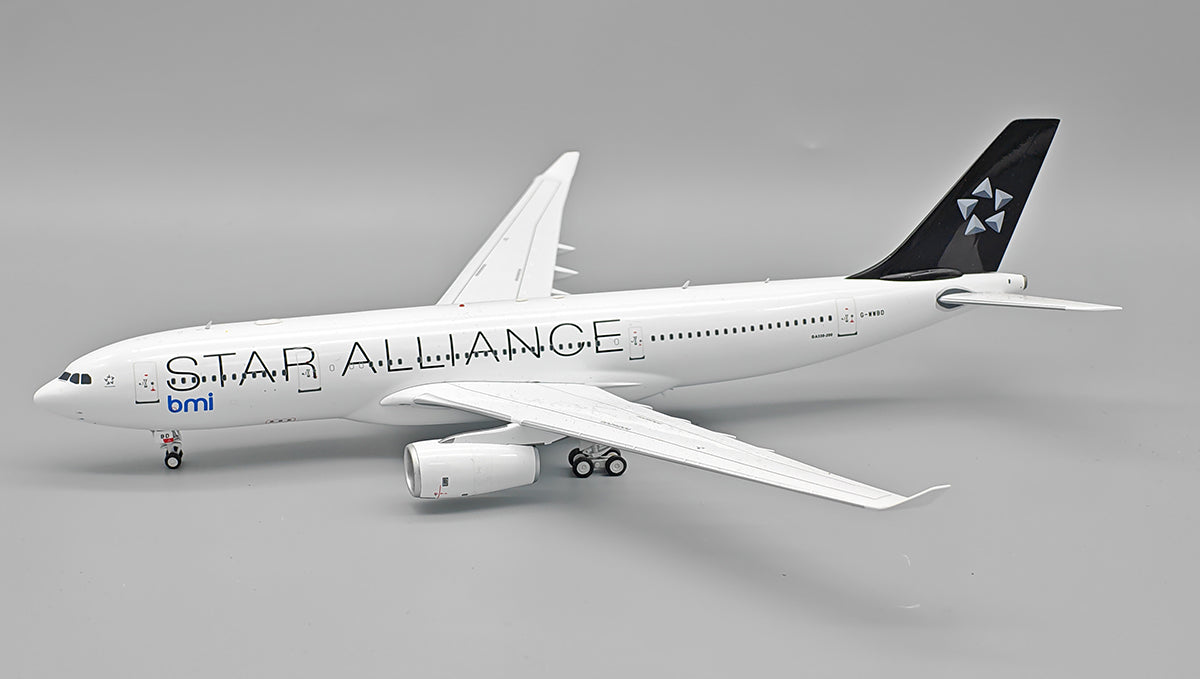 INFLIGHT 200 A330-243 BMI BRITISH MIDLAND "STAR ALLIANCE" REG: G-WWBD
