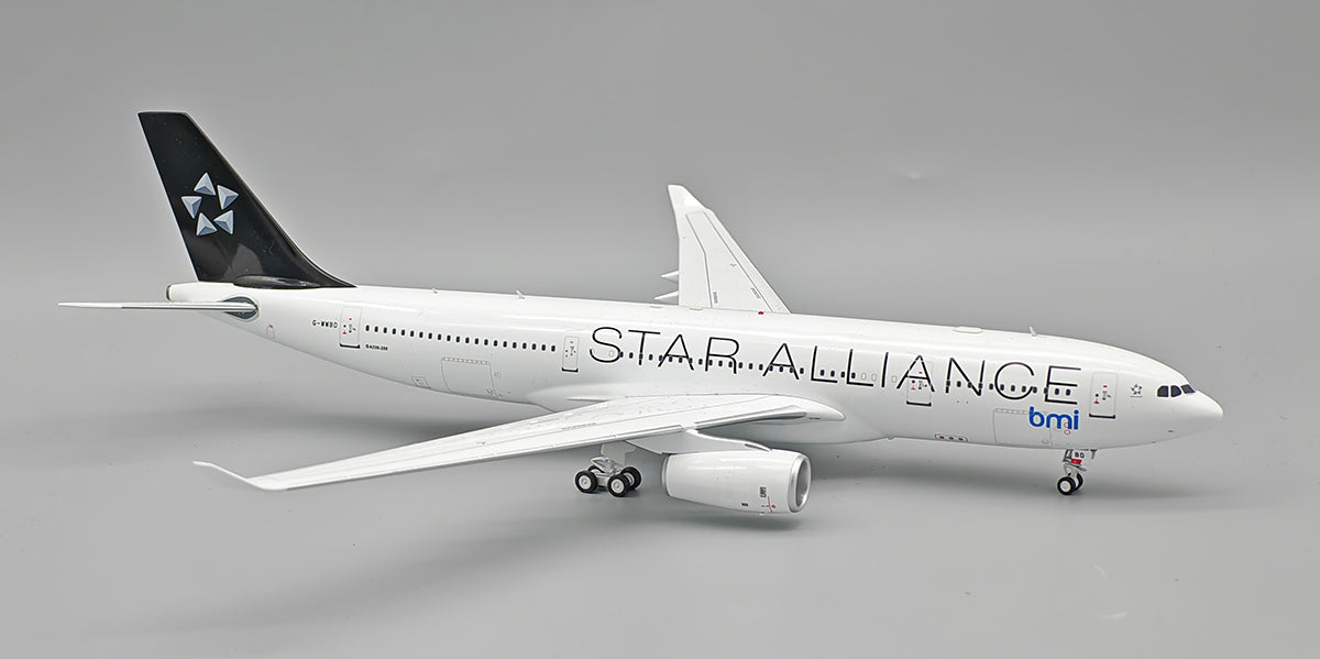 INFLIGHT 200 A330-243 BMI BRITISH MIDLAND "STAR ALLIANCE" REG: G-WWBD
