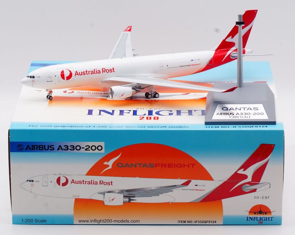 INFLIGHT 200 AIRBUS A330-202 (P2F) QANTAS FREIGHT REG: VH-EBF