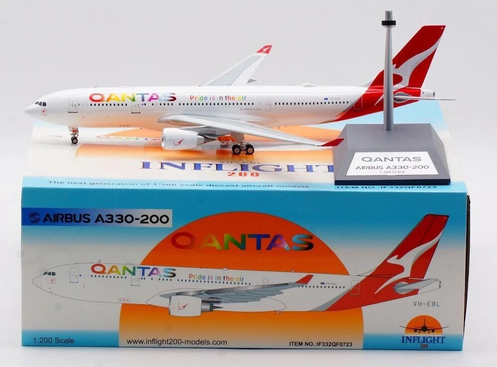 INFLIGHT 200 A330-203 QANTAS "PRIDE IS IN THE AIR" REG: VH-EBL