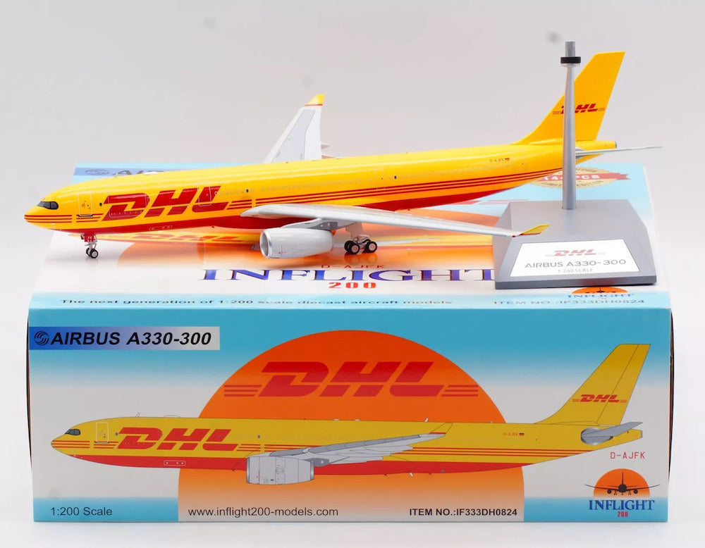 INFLIGHT 200 A330-343P2F DHL (EUROPEAN AIR TRANSPORT - EAT) REG: D-AJFK