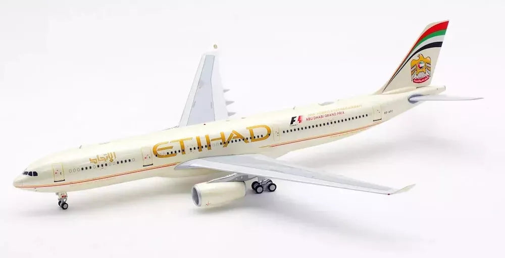 INFLIGHT 200 A330-343 ETIHAD AIRWAYS "F-1 LOGO" REG: A6-AFC (LIMITED 75 MODELS)