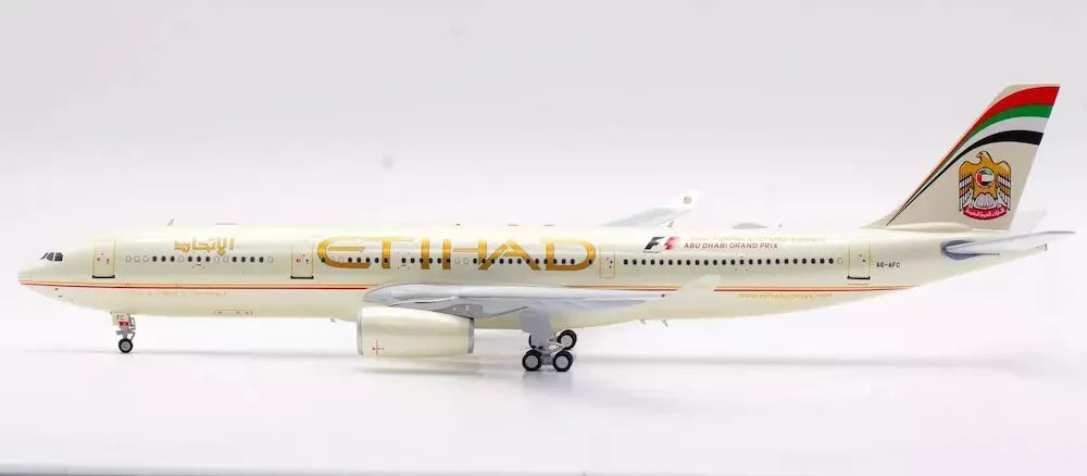 INFLIGHT 200 A330-343 ETIHAD AIRWAYS "F-1 LOGO" REG: A6-AFC (LIMITED 75 MODELS)