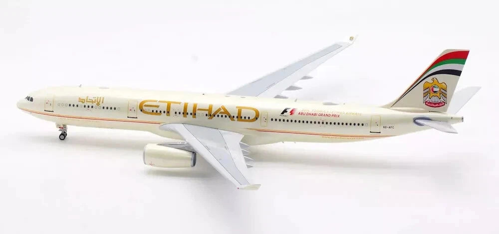 INFLIGHT 200 A330-343 ETIHAD AIRWAYS "F-1 LOGO" REG: A6-AFC (LIMITED 75 MODELS)