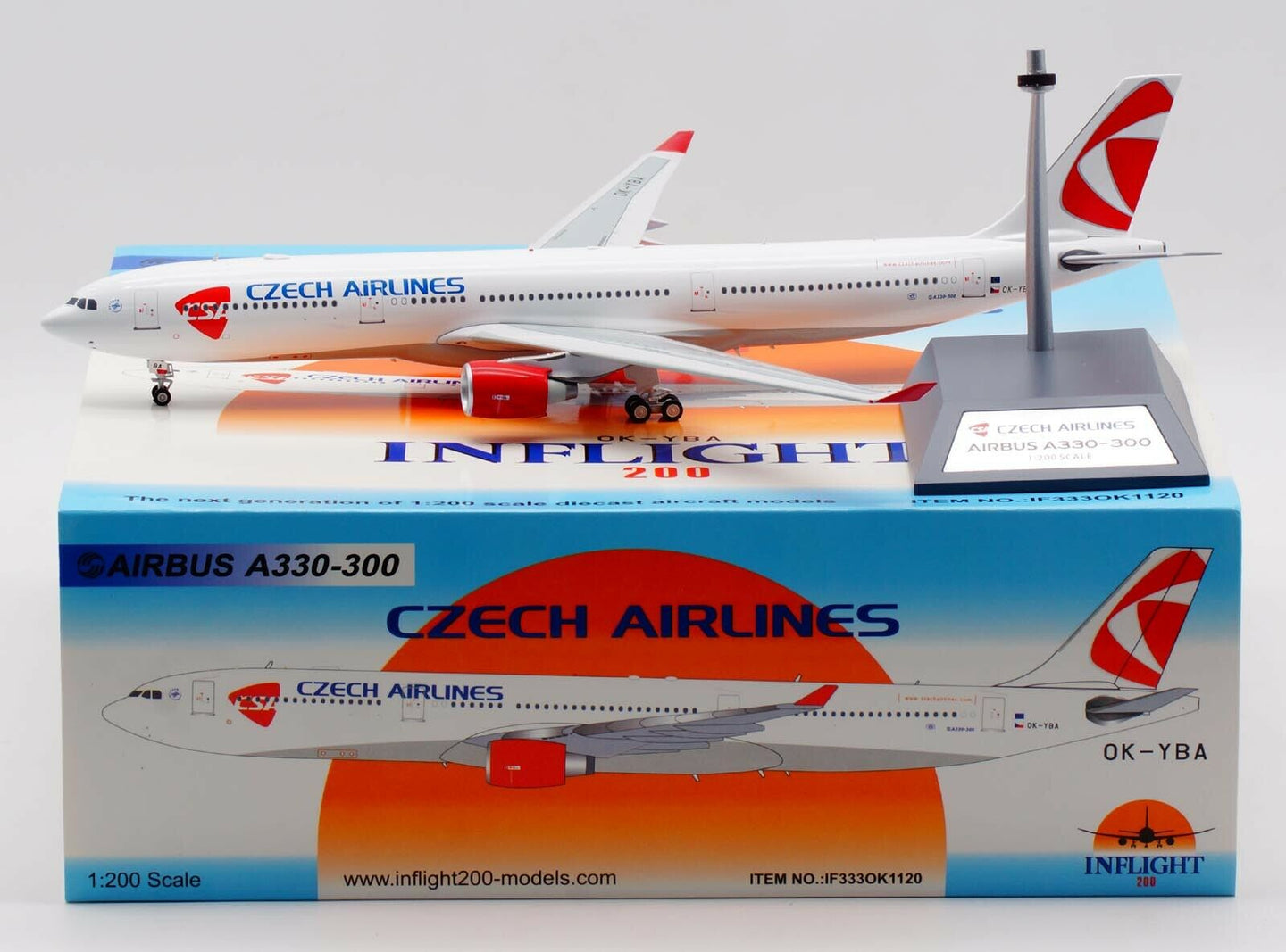 INFLIGHT 200 A330-323 CSA CZECH AIRLINES REG: OK-YBA