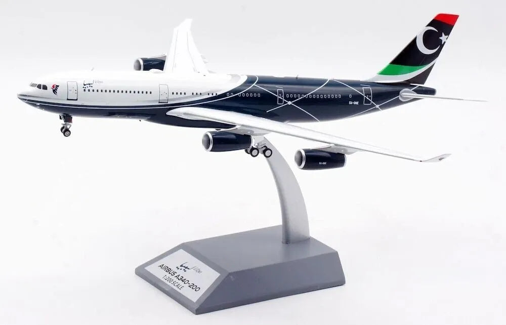INFLIGHT 200 A340-200 LIBYAN REG: 5A-ONE