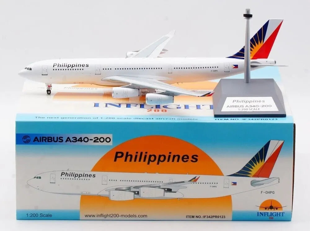 INFLIGHT 200 A340-211 PHILIPPINE AIRLINES REG: F-OHPG