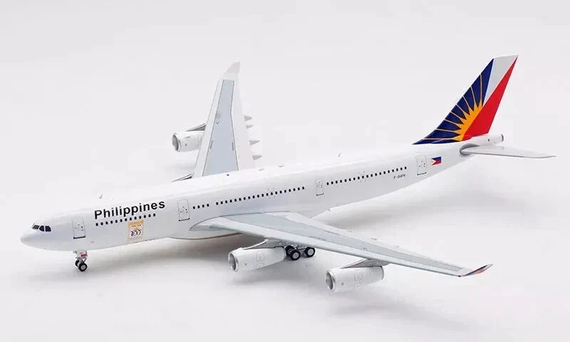 INFLIGHT 200 A340-211 PHILIPPINE AIRLINES "1898-1998 100 KALAYAAN" REG: F-OHPH WITH STAND