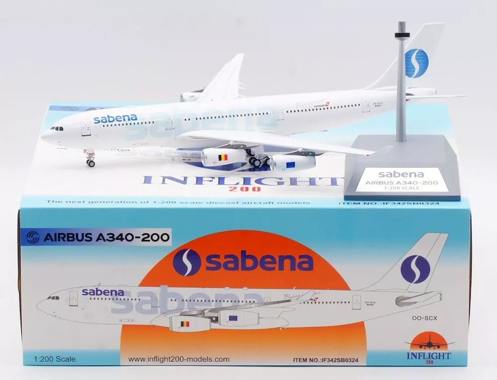 INFLIGHT 200 A340-211 SABENA REG: OO-SCX