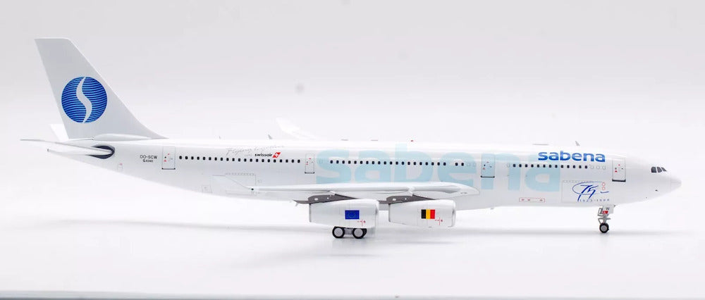 INFLIGHT 200 A340-211 SABENA "75 YEAR" REG: OO-SCW (LIMITED 75 MODELS)