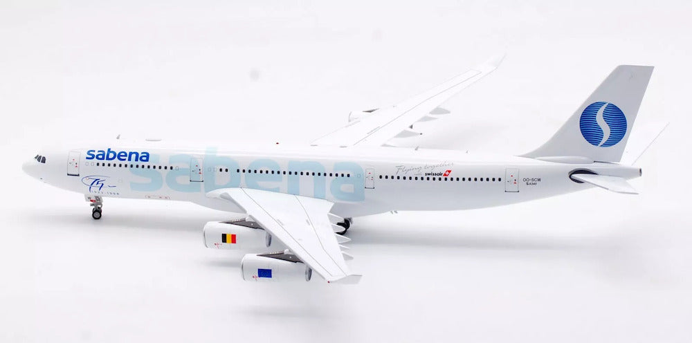 INFLIGHT 200 A340-211 SABENA "75 YEAR" REG: OO-SCW (LIMITED 75 MODELS)