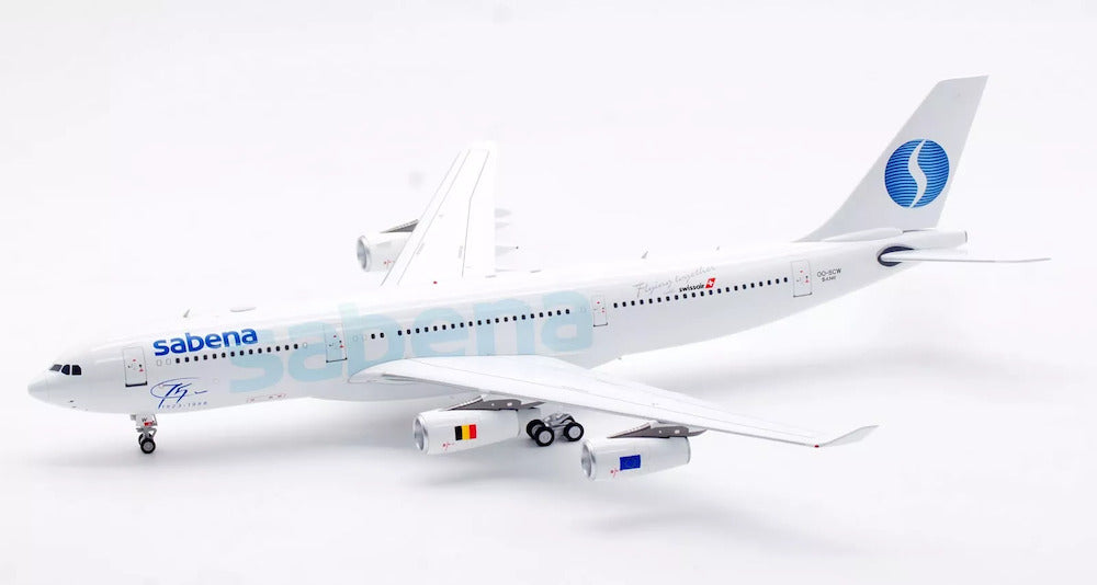 INFLIGHT 200 A340-211 SABENA "75 YEAR" REG: OO-SCW (LIMITED 75 MODELS)
